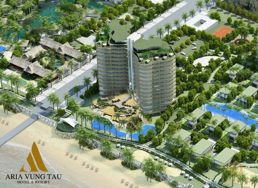 Phối cảnh Aria Vũng Tàu Hotel & Resort