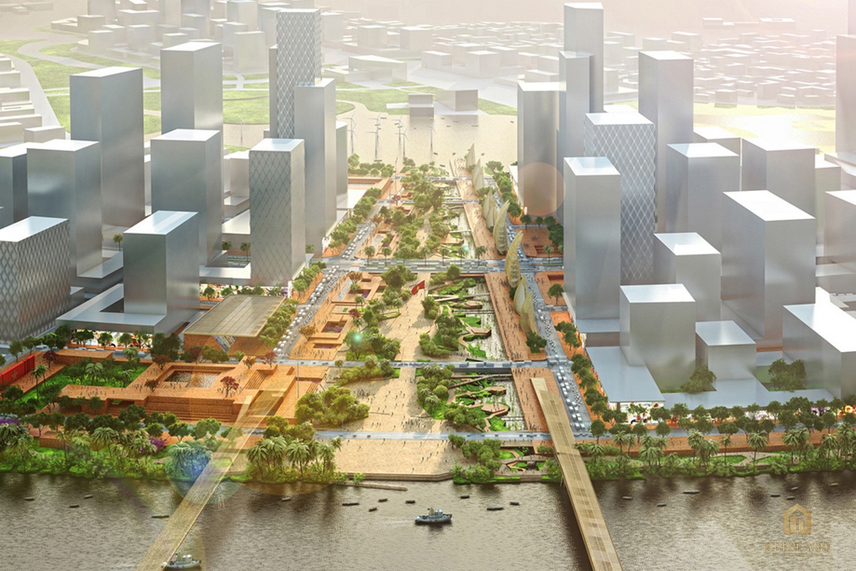 Phối cảnh dự án Eco Smart City tại Thủ Thiêm quận 2