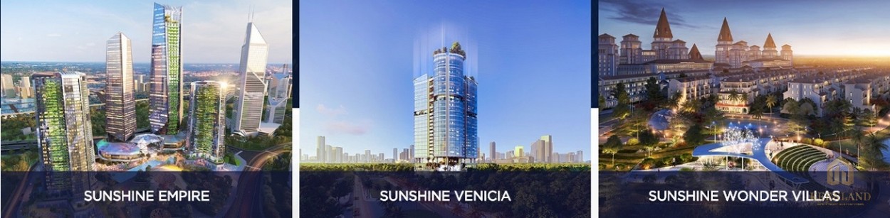 Các dự án nổi bật của Chủ đầu tư Sunshine Group