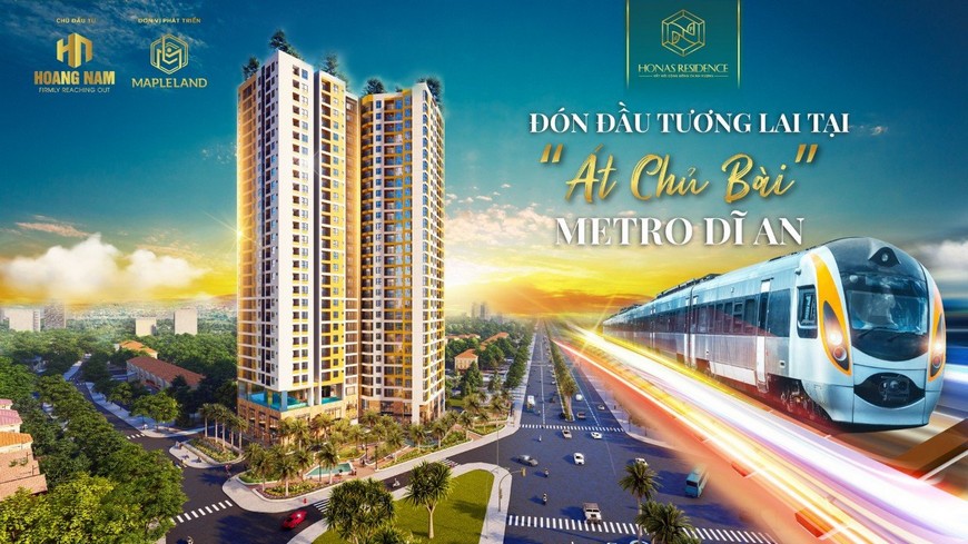 Phối cảnh dự án căn hộ Honas Residence Dĩ An