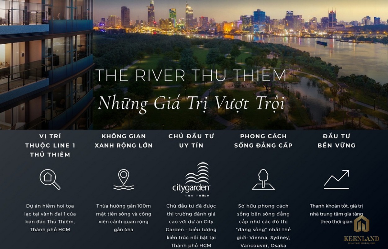 Những điểm nổi bật của The River Thủ Thiêm