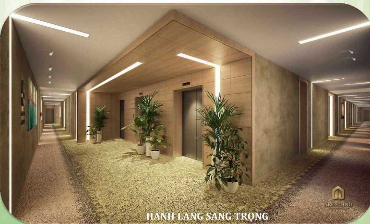 Hành lang sang trọng tại chung cư Republic Plaza