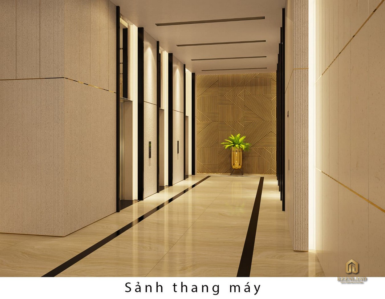 Sảnh thang máy tại The Park Avenue