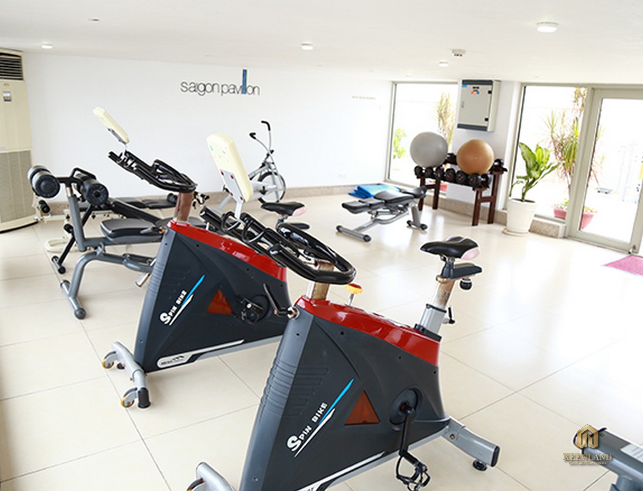 Phòng tập gym tại chung cư  Saigon Pavillon