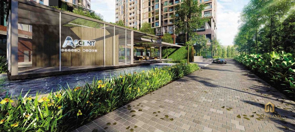 Hình ảnh thực tế khuôn viên Ascent Garden Homes 