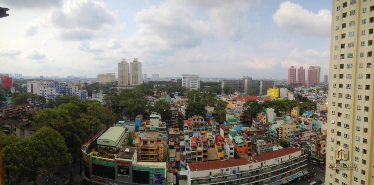 View nhìn từ căn hộ  Tân Phước Plaza