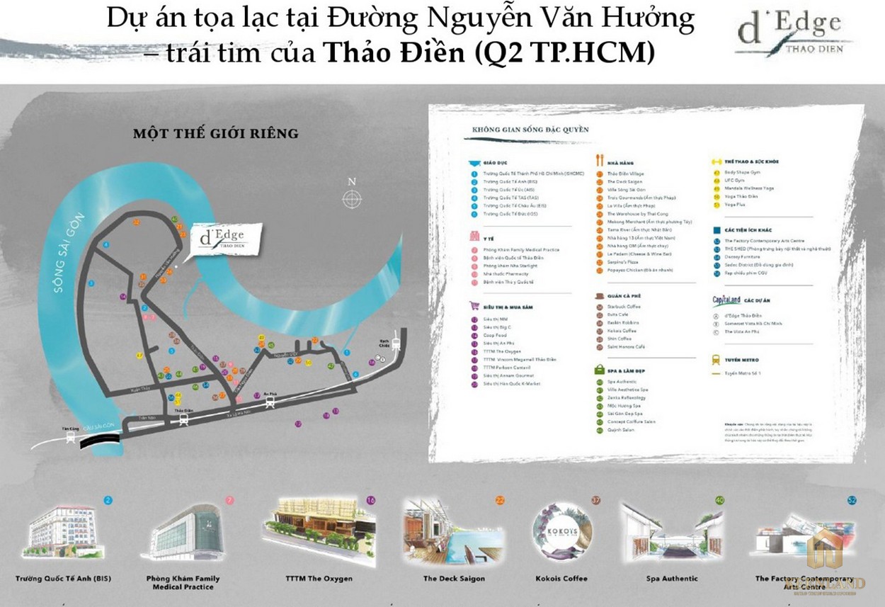 Liên kết vùng hoàn hảo dự án căn hộ chung cư D’Edge Thảo Điền