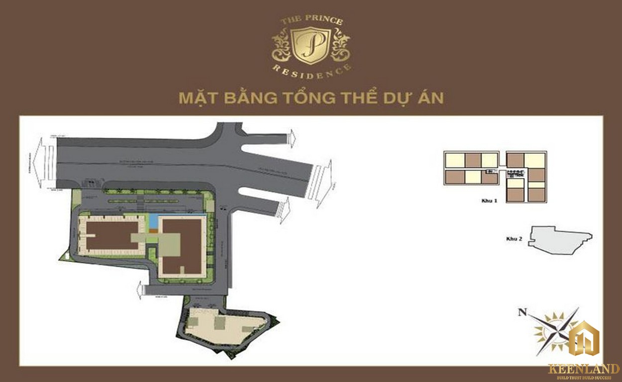 Mặt bằng tổng thể dự án The Prince Residence 