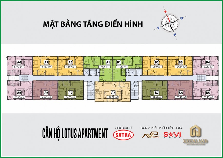 Mặt bằng tầng điển hình Lotus Apartment