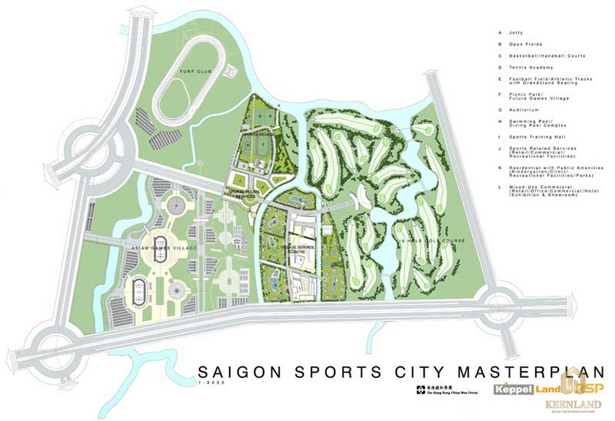 Mặt bằng tổng thể dự án căn hộ SaiGon Sports City Quận 2