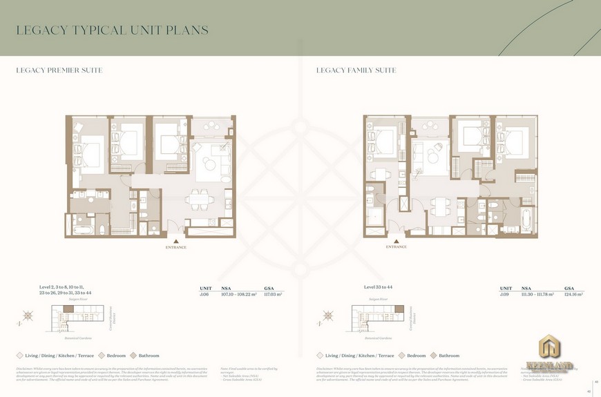 Thiết kế căn hộ Premier Suite tại dự án Grand Marina