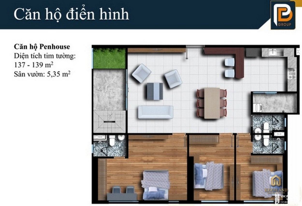 Thiết kế chi tiết căn hộ dự án Phú Đông Smart City 