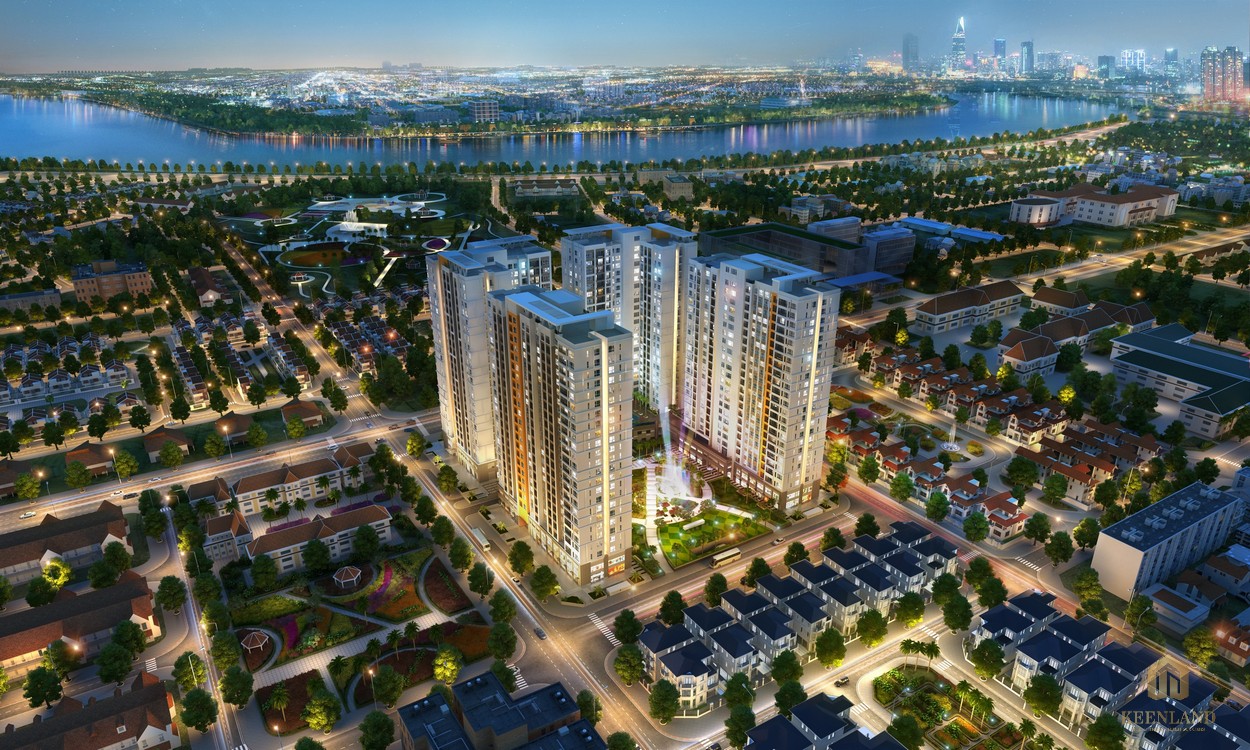 Phối cảnh tổng thể dự án căn hộ Victoria Village