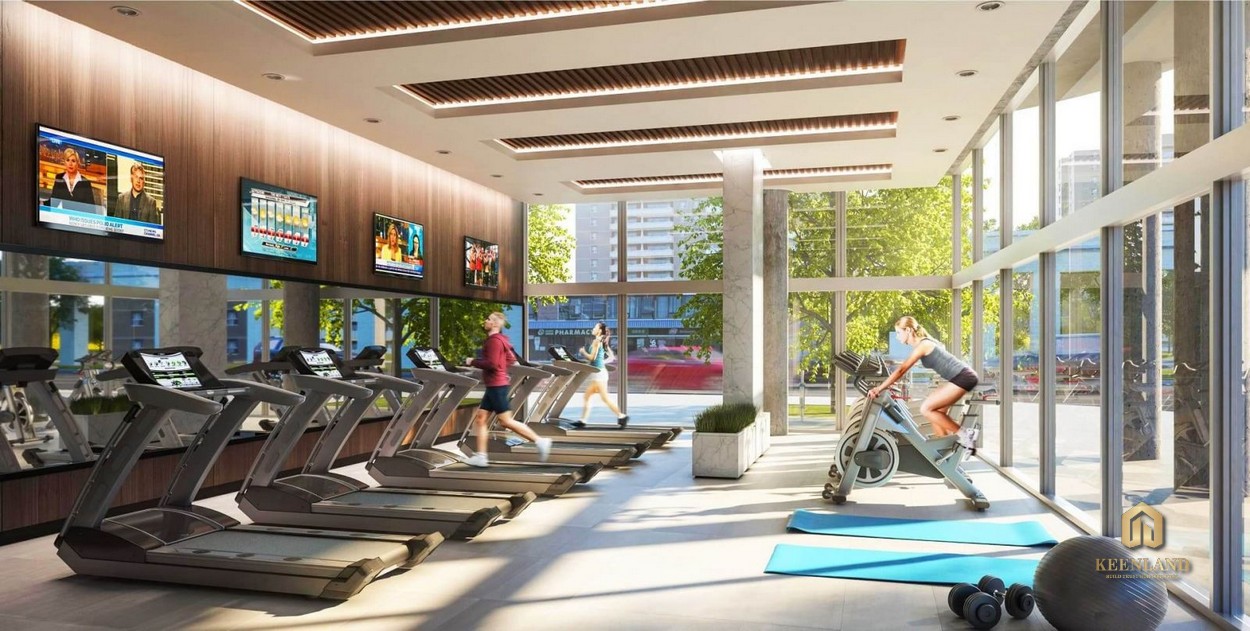 Phòng tập gym - Tiện ích nội khu dự án chung cư H1 Hoàng Diệu