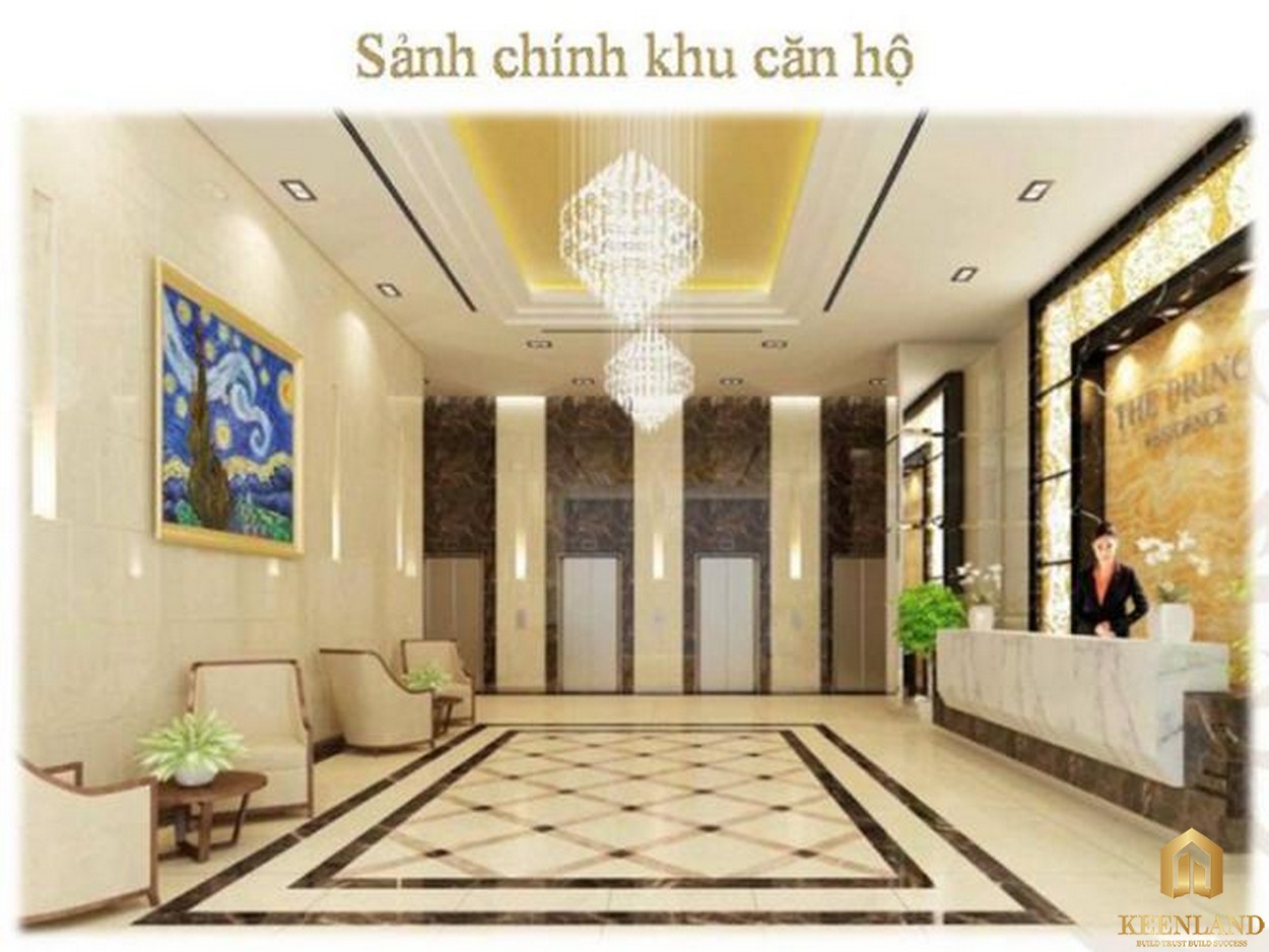 Sảnh chính sang trọng - dự án The Prince Residence 