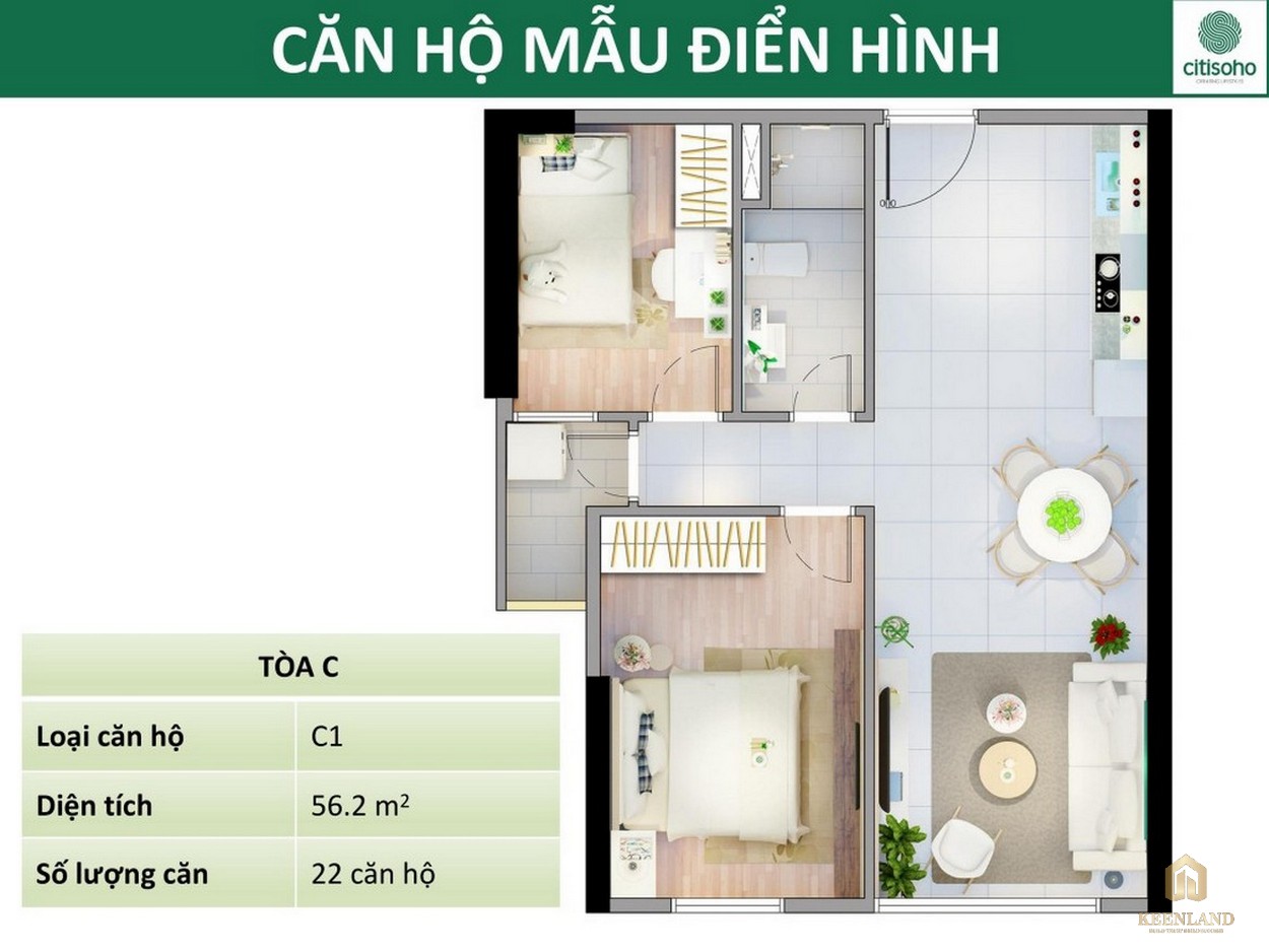 Thiết kế dự án căn hộ chung cư Citisoho Quận 2 