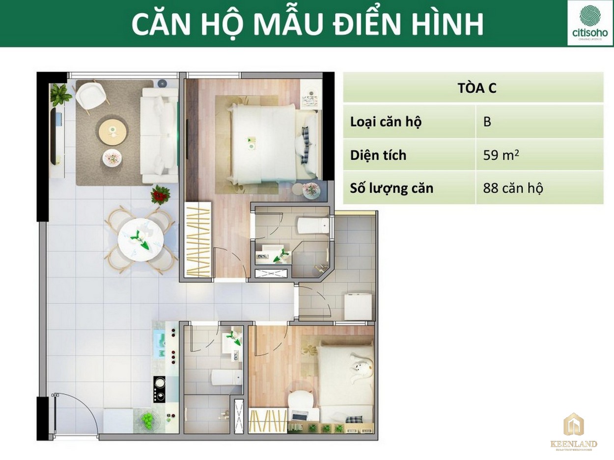 Thiết kế dự án căn hộ chung cư Citisoho Quận 2 