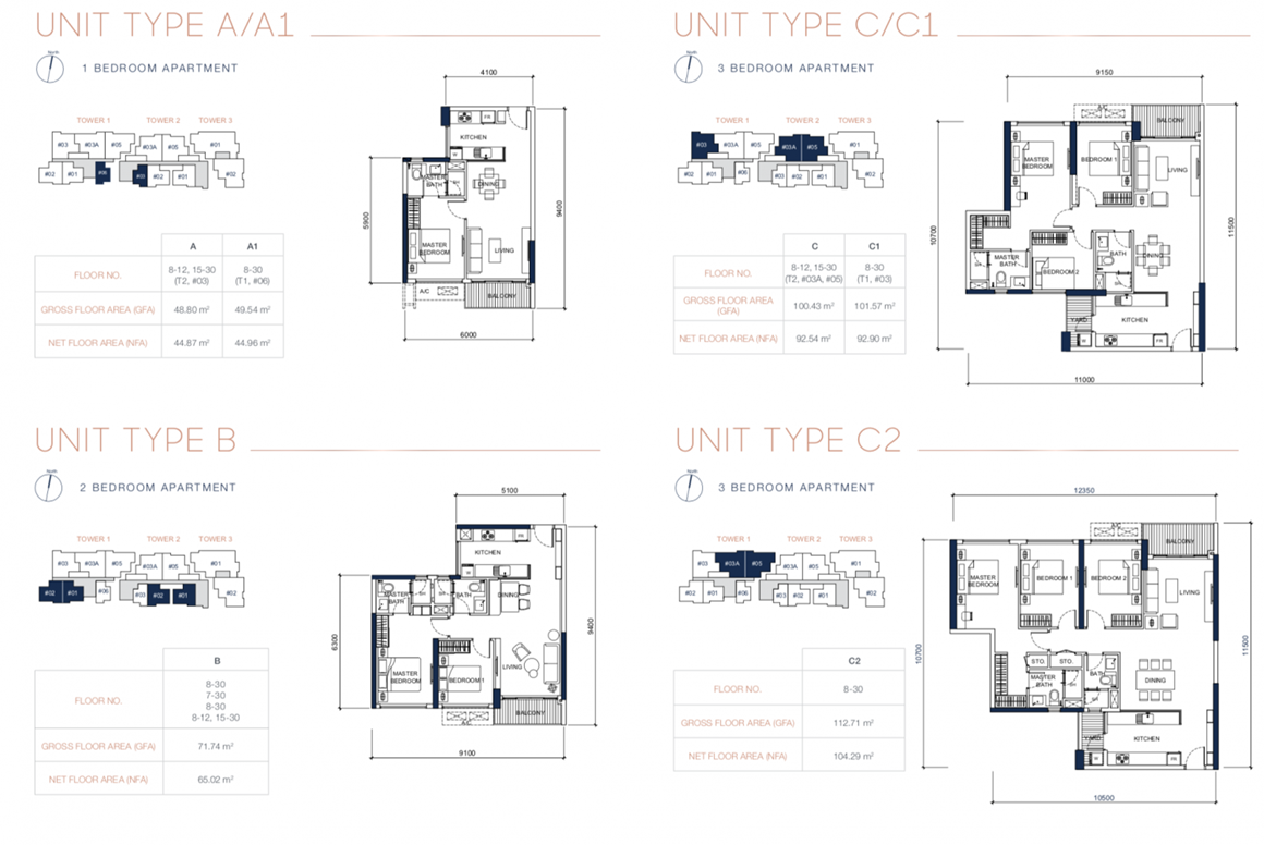 Thiết kế căn hộ cao cấp dự án Q2 Thảo Điền