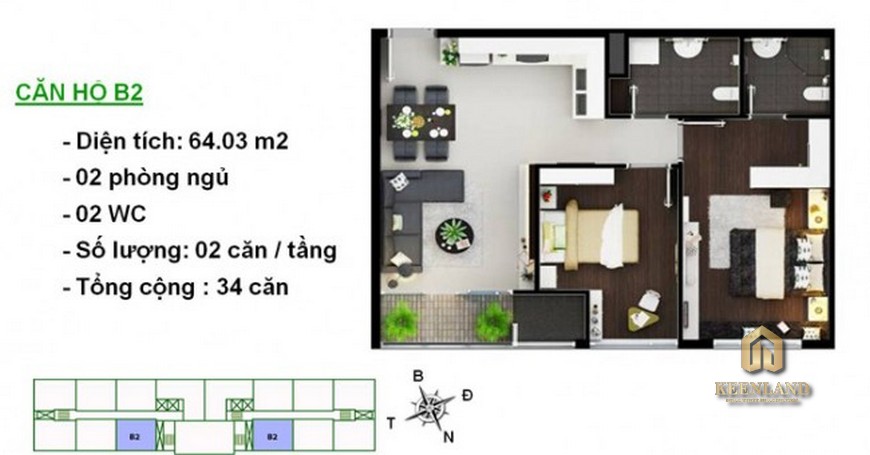 Thiết kế chi tiết căn hộ Lotus Apartment