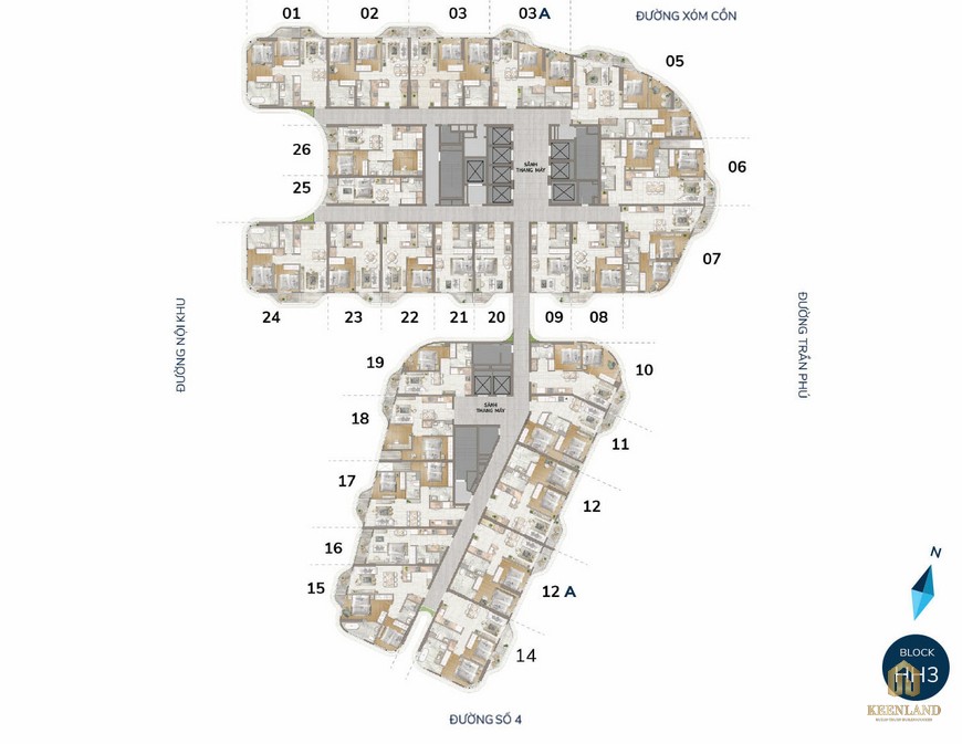 Thiết kế dự án căn hộ The Aston Nha Trang Block H3