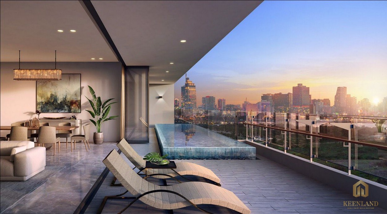 Nhà mẫu penthouse dự án The River Thủ Thiêm Quận 2