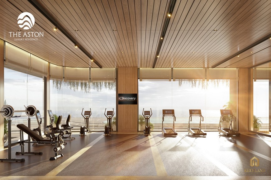 Phòng tập gym, yoga dự án căn hộ The Aston Nha Trang