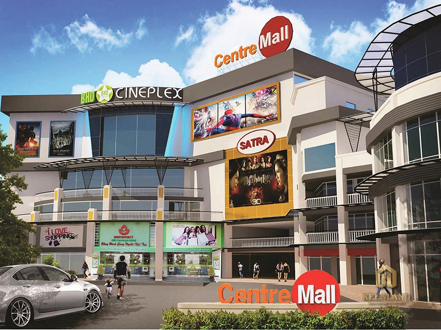 Phối cảnh trung tâm thương mại Centre Mall