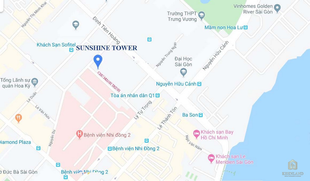 Vị trí đắc địa tại dự án Sunshine Tower trung tâm quận 1