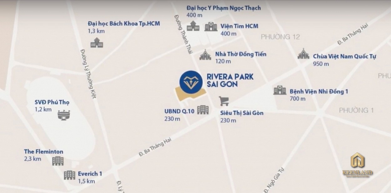 Vị trí dự án Rivera Park Sài Gòn