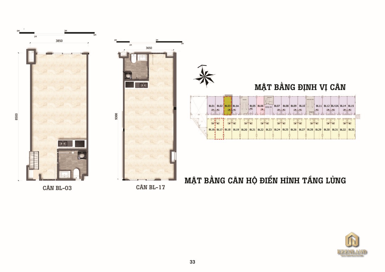 Thiết kế căn hộ studio Diyas Sky chủ đầu tư C.T Group