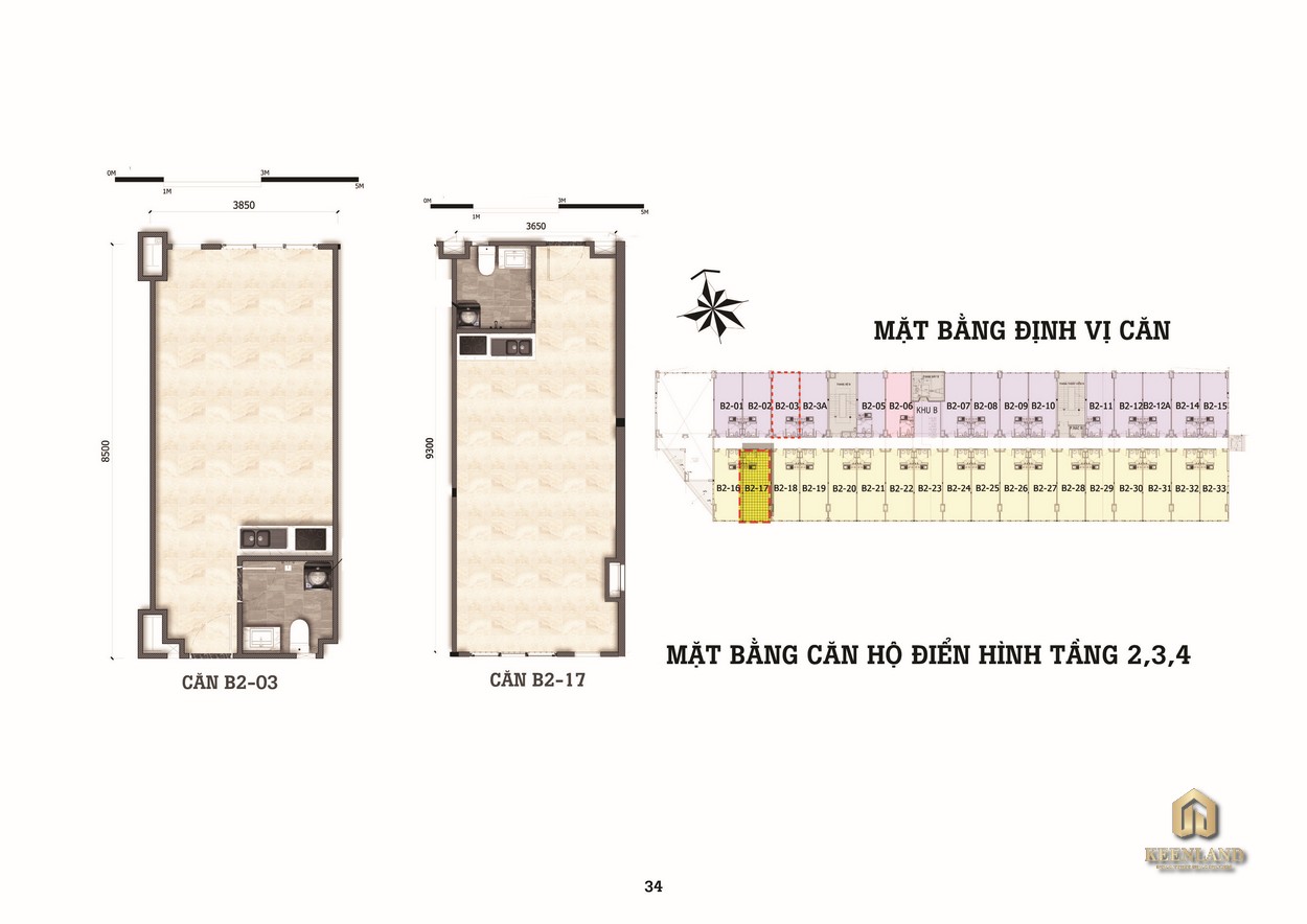 Thiết kế căn hộ studio Diyas Sky chủ đầu tư C.T Group