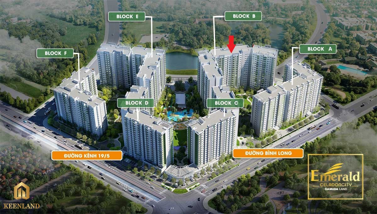 Phối cảnh phân khu Emerald Celadon City