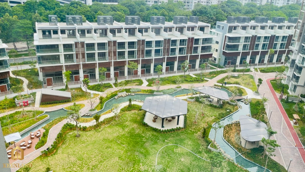 Một góc tại các căn condo villa The Glen nhìn từ trên cao