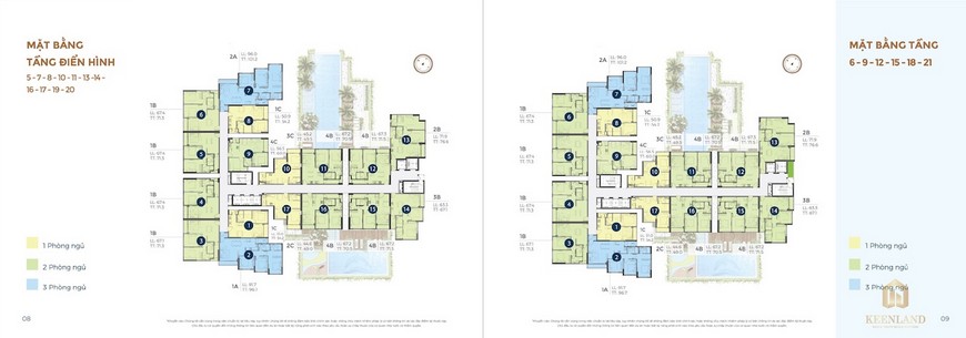 Mặt bằng tổng thể điển hình dự án căn hộ Precia Quận 2