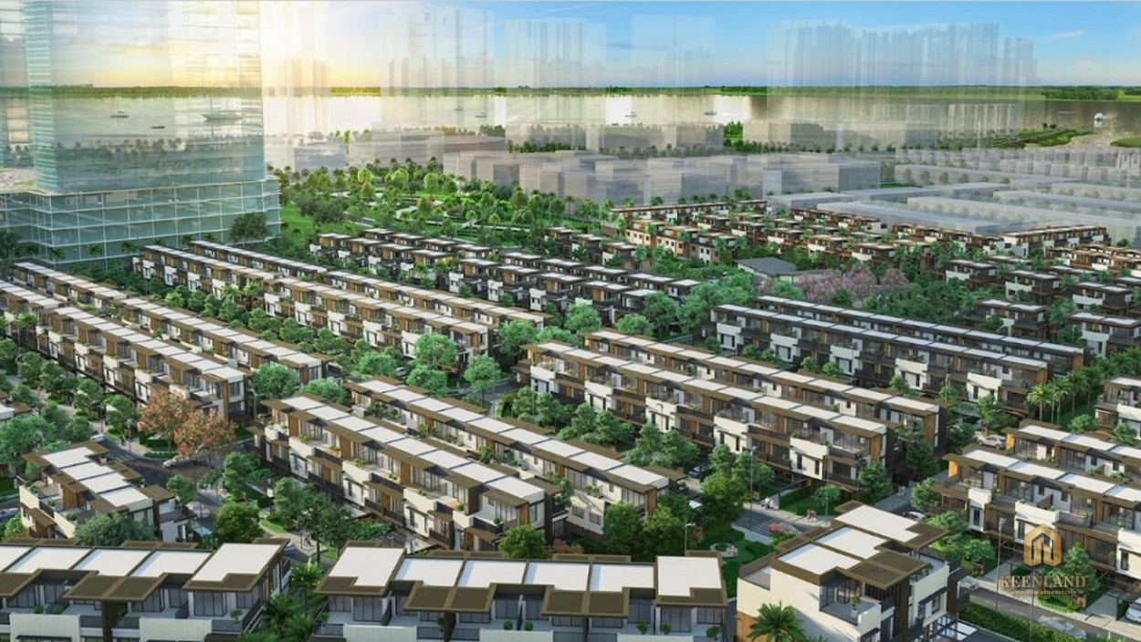 Phối cảnh nhà phố liên kế Izumi City Giai đoạn 1