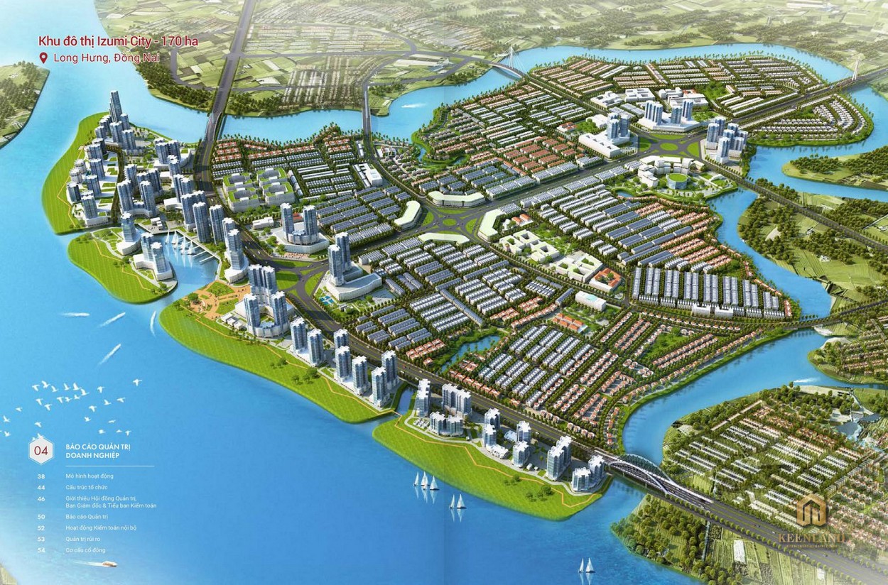 Phối cảnh khu đô thị Izumi City Biên Hòa Đồng Nai