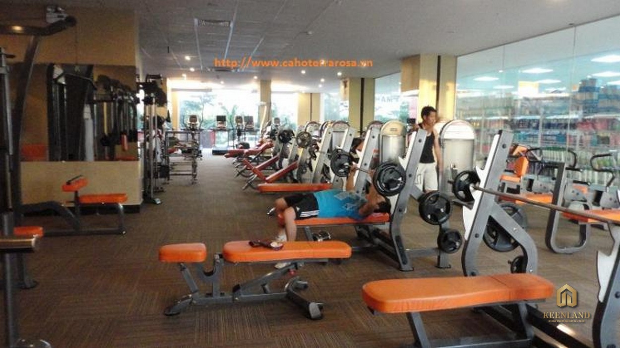 Phòng tập gym tại căn hộ Terra Rosa Bình Chánh