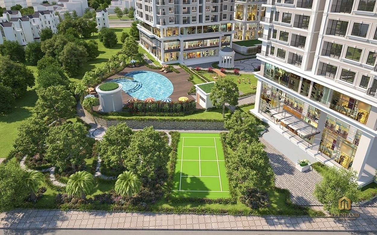 Tiện ích công viên tại căn hộ Aio City Quận Bình Tân