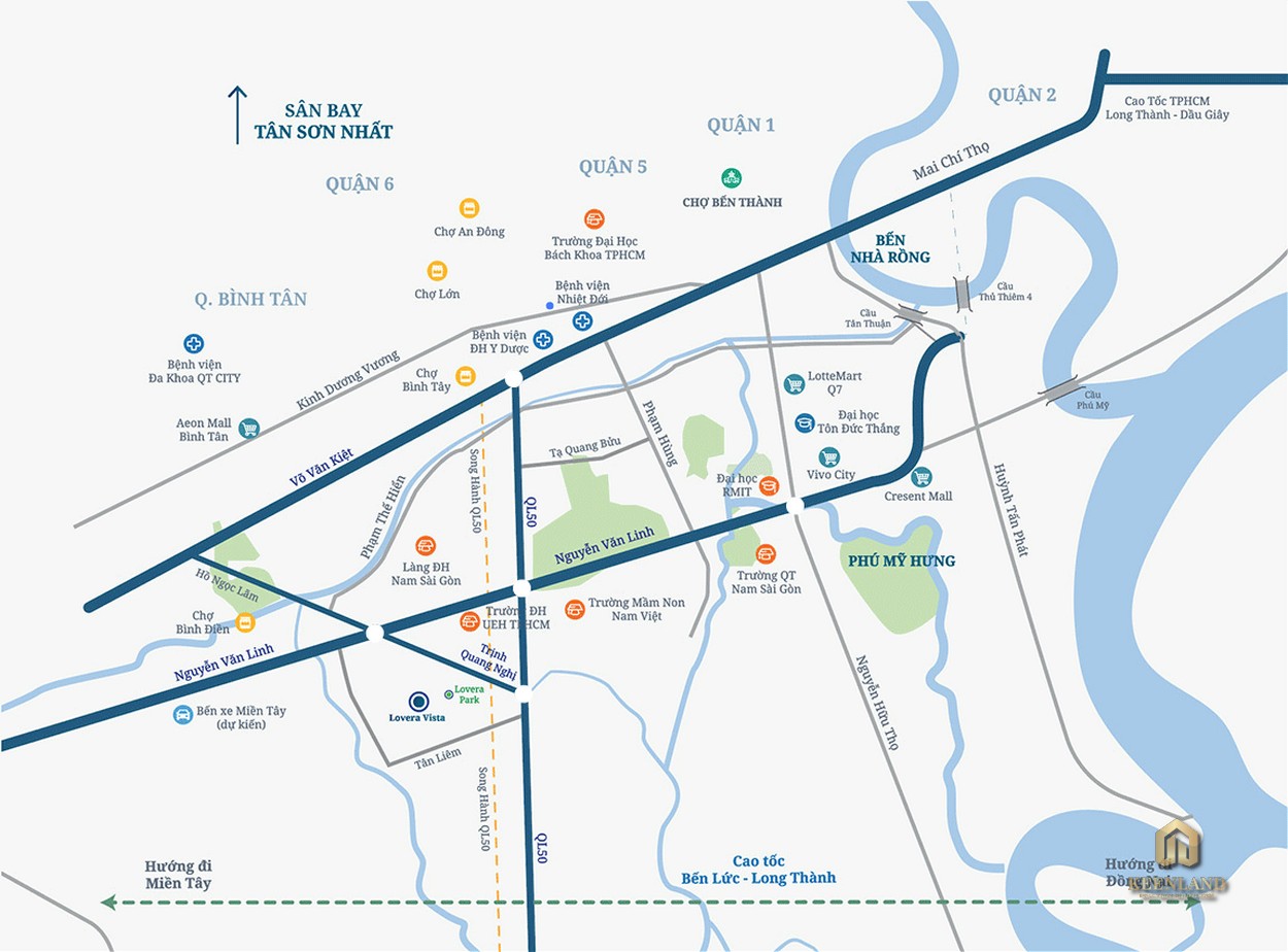 Vị trí chung cư Lovera Vista