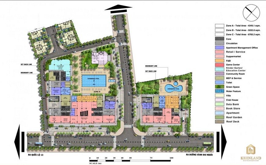 Mặt bằng tổng thể dự án căn hộ Urban Green Thủ Đức