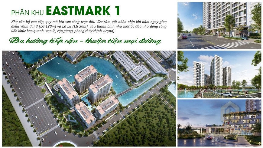 Phối cảnh Phân khu Eastmark 1 - MT Eastmark City