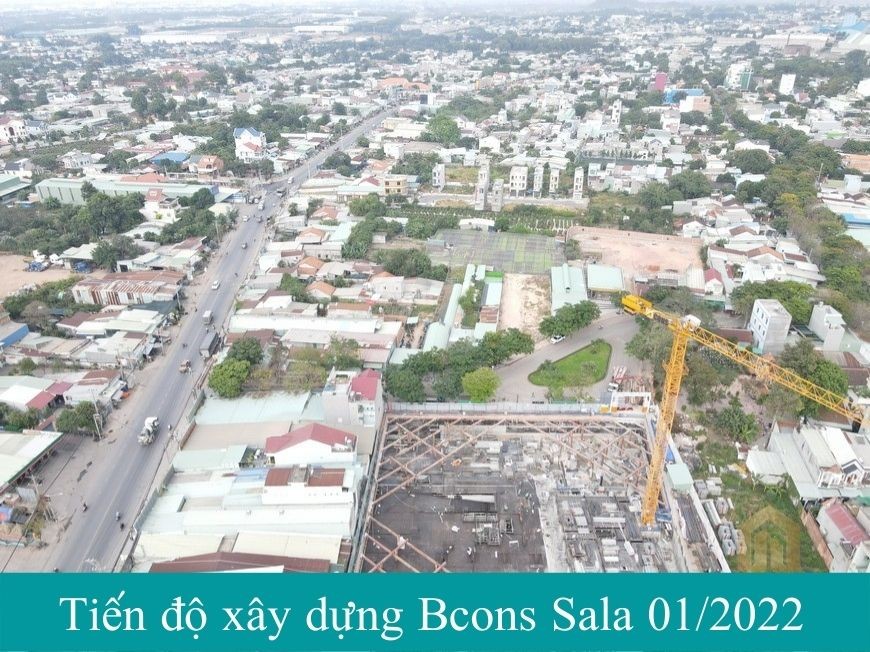 Tiến độ xây dựng dự án Bcons Sala