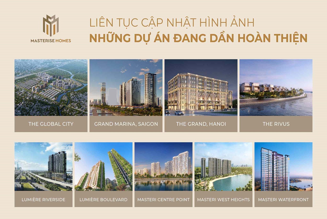 Masterise Homes và các dự án triển khai