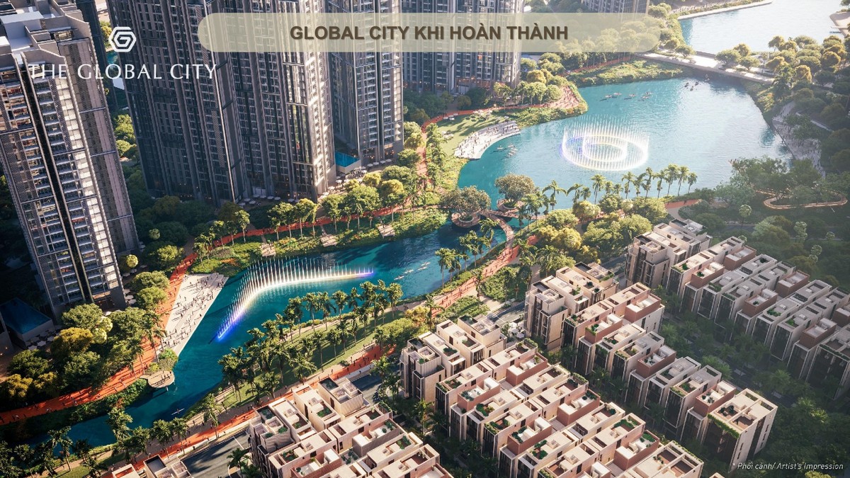 Một góc tiện ích tại dự án The Global City Quận 2