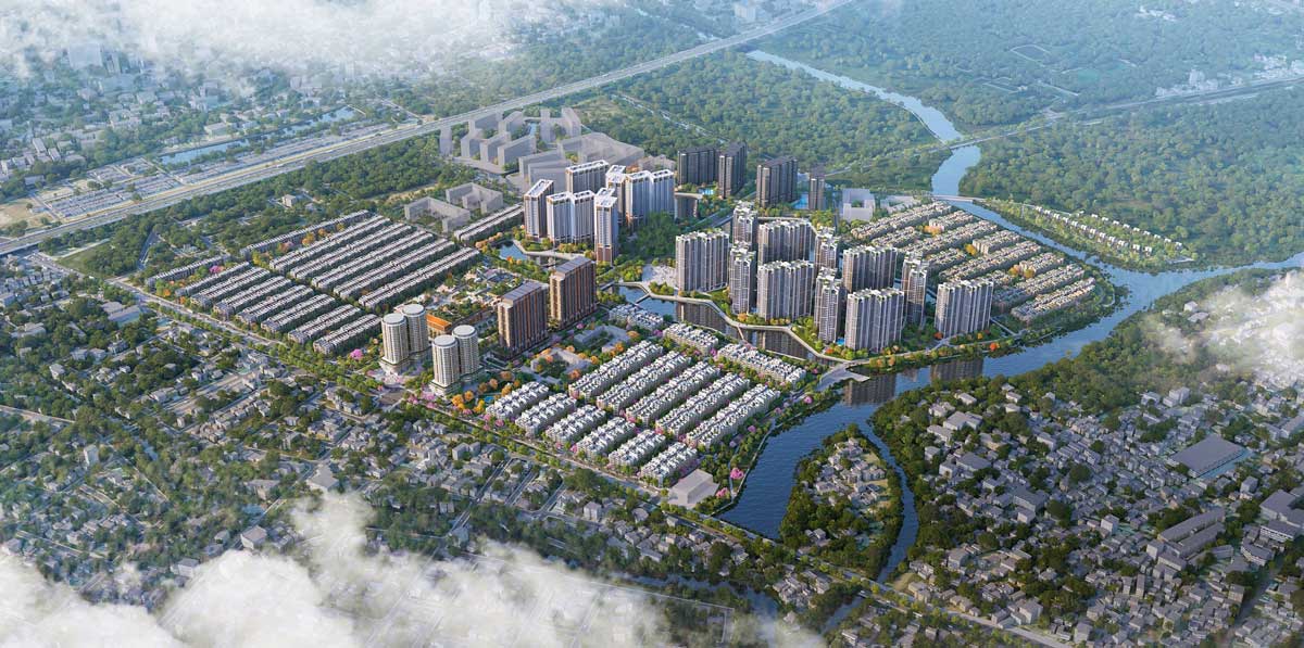 Phối cảnh dự án The Global City - Top 10 căn hộ chung cư cao cấp Quận 2 đáng đầu tư nhất 2024