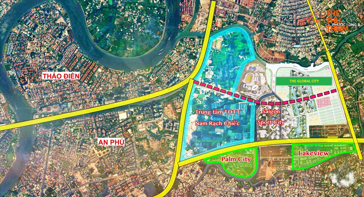 Vị trí dự án The Global City Quận 2