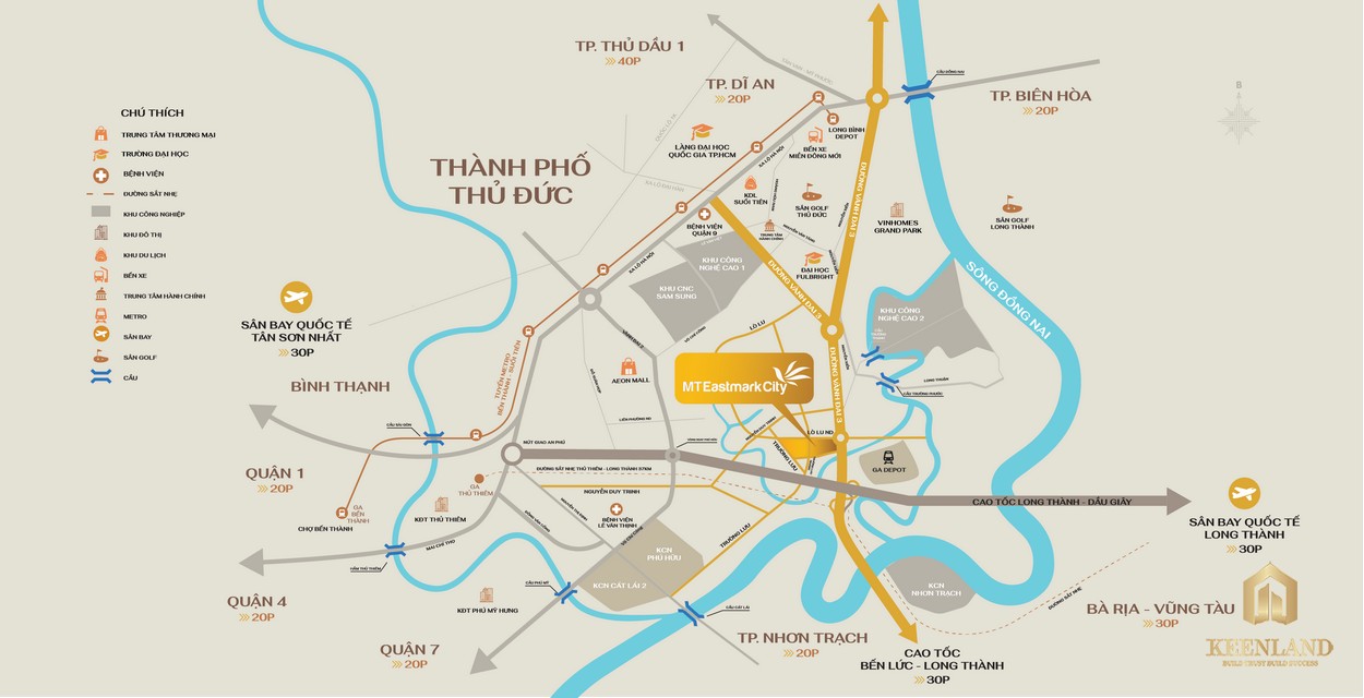 Vị trí căn hộ MT Eastmark City Quận 9