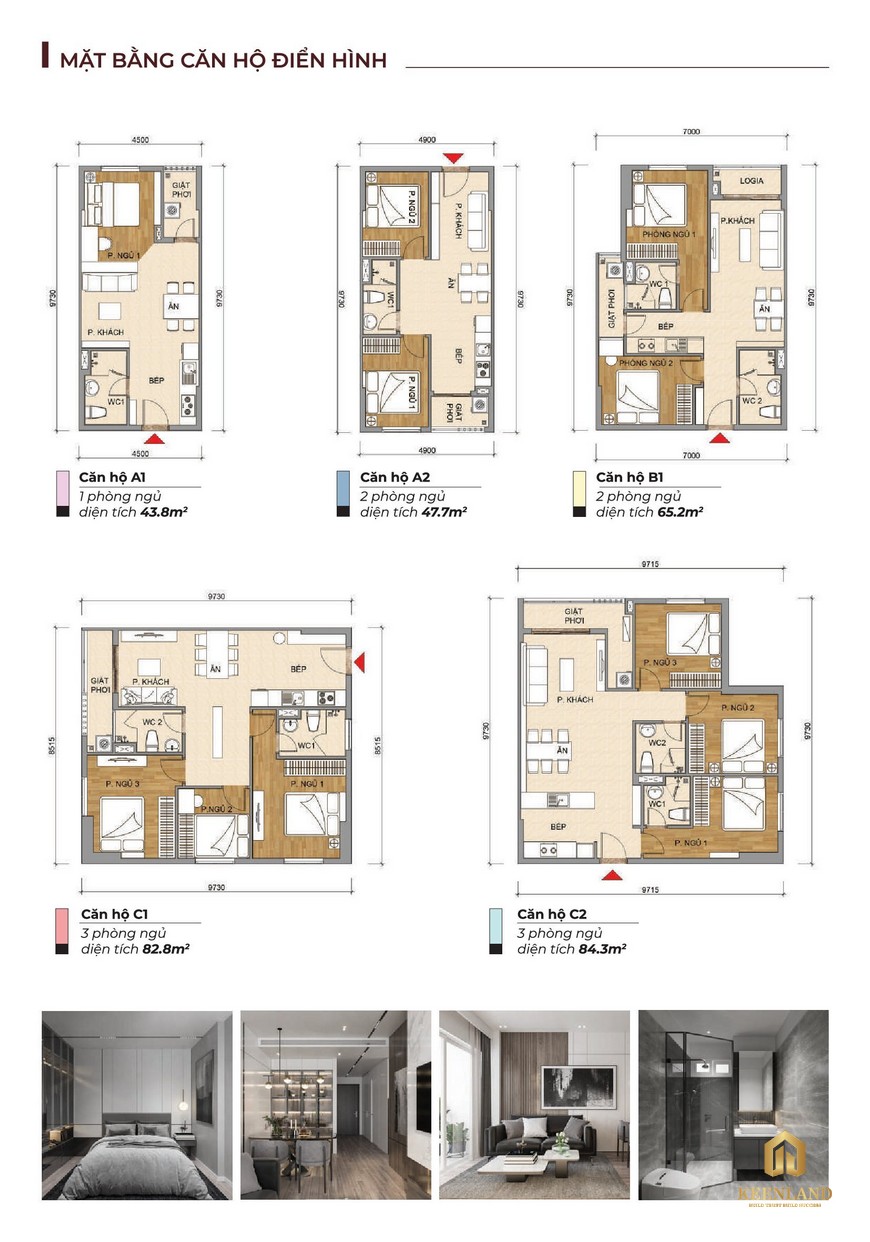 Thiết kế căn hộ Tecco Felice Homes 