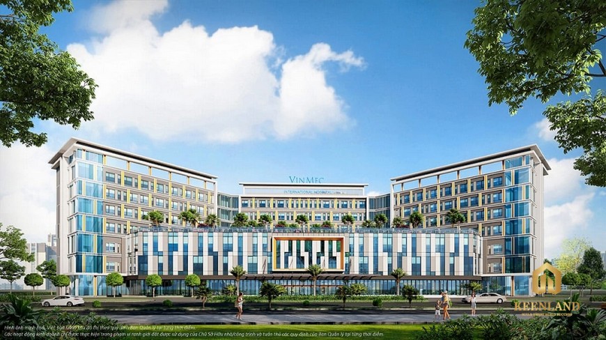 Bệnh viện Vinmec nằm trong đại đô thị Vinhomes Grand Park