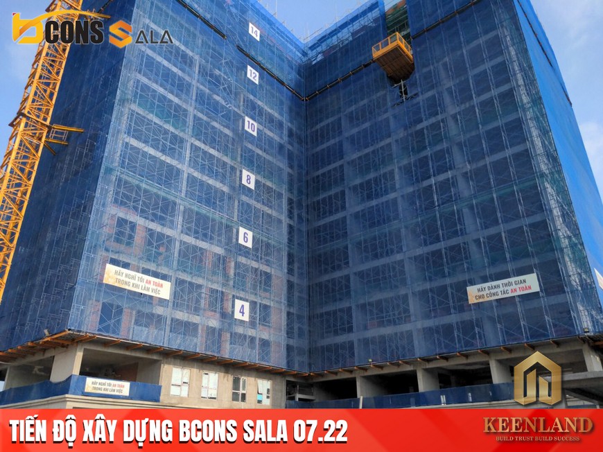 Tiến Độ Xây Dựng Dự Án Bcons Sala Tháng 07 Năm 2022